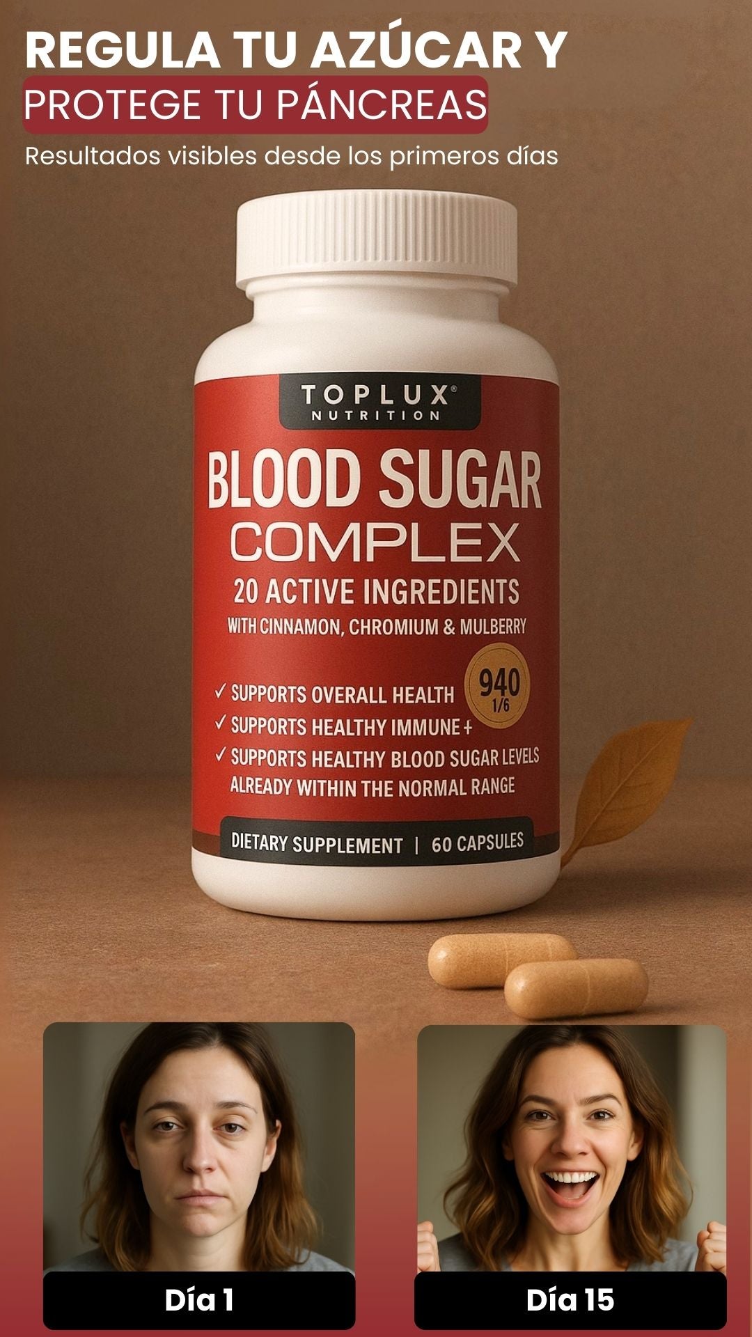 Blood Sugar Complex - Regula tu azúcar de forma natural